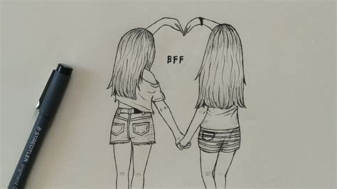 best friends zeichnungen|How to Draw Best Friends